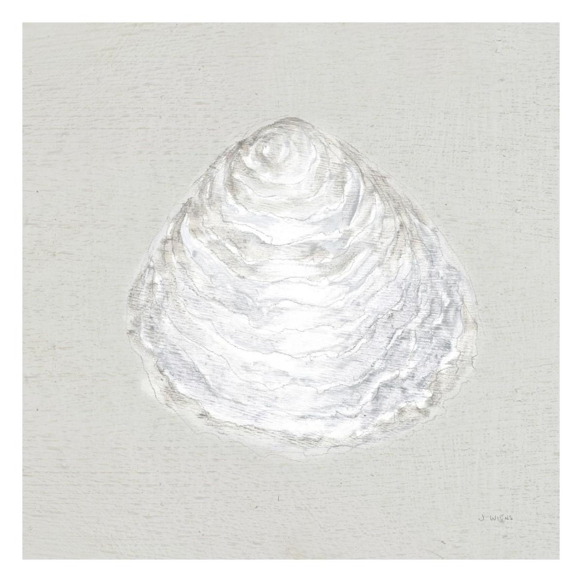 Serene Shells I Tan -Paper Art-26"x26"