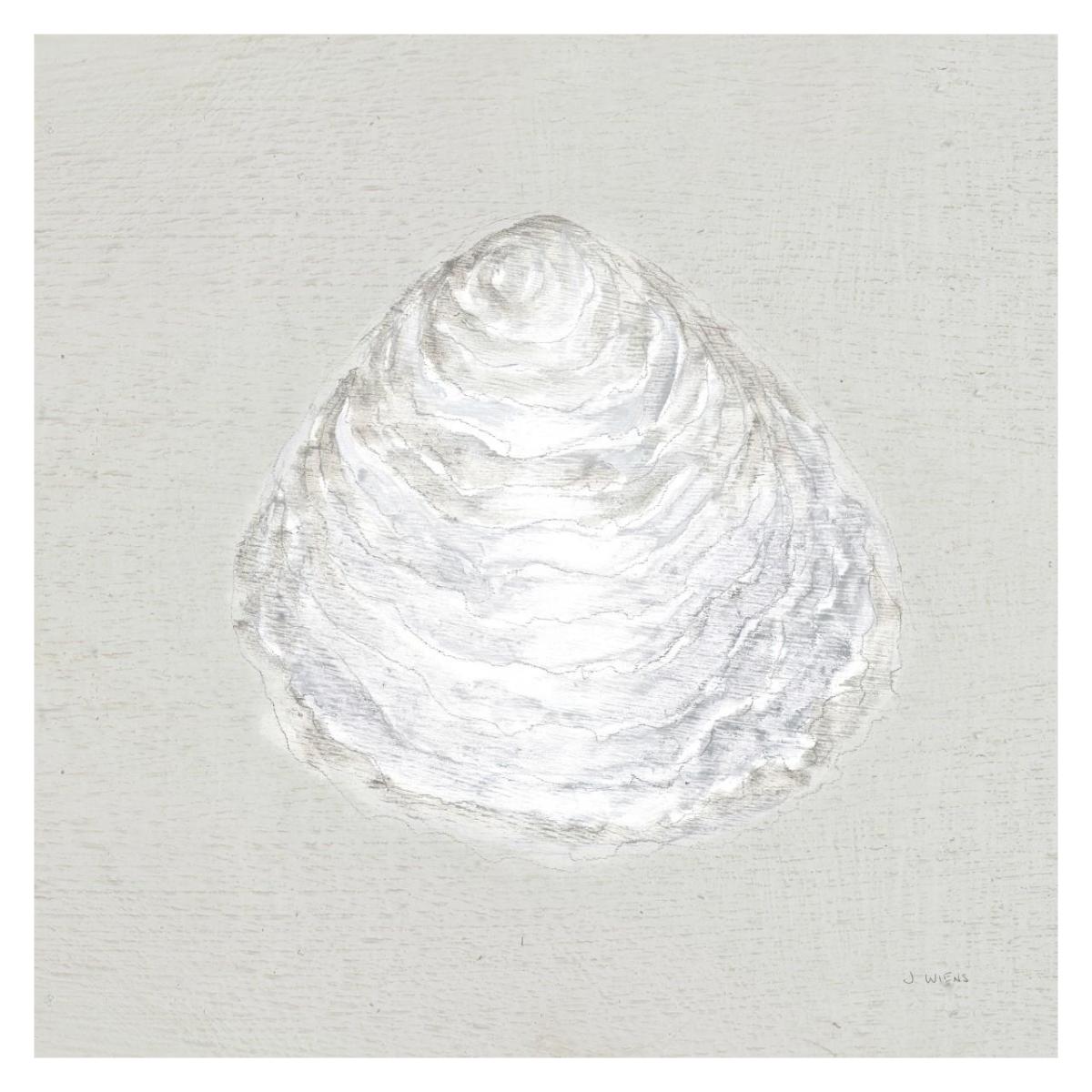 Serene Shells I Tan -Paper Art-32"x32"