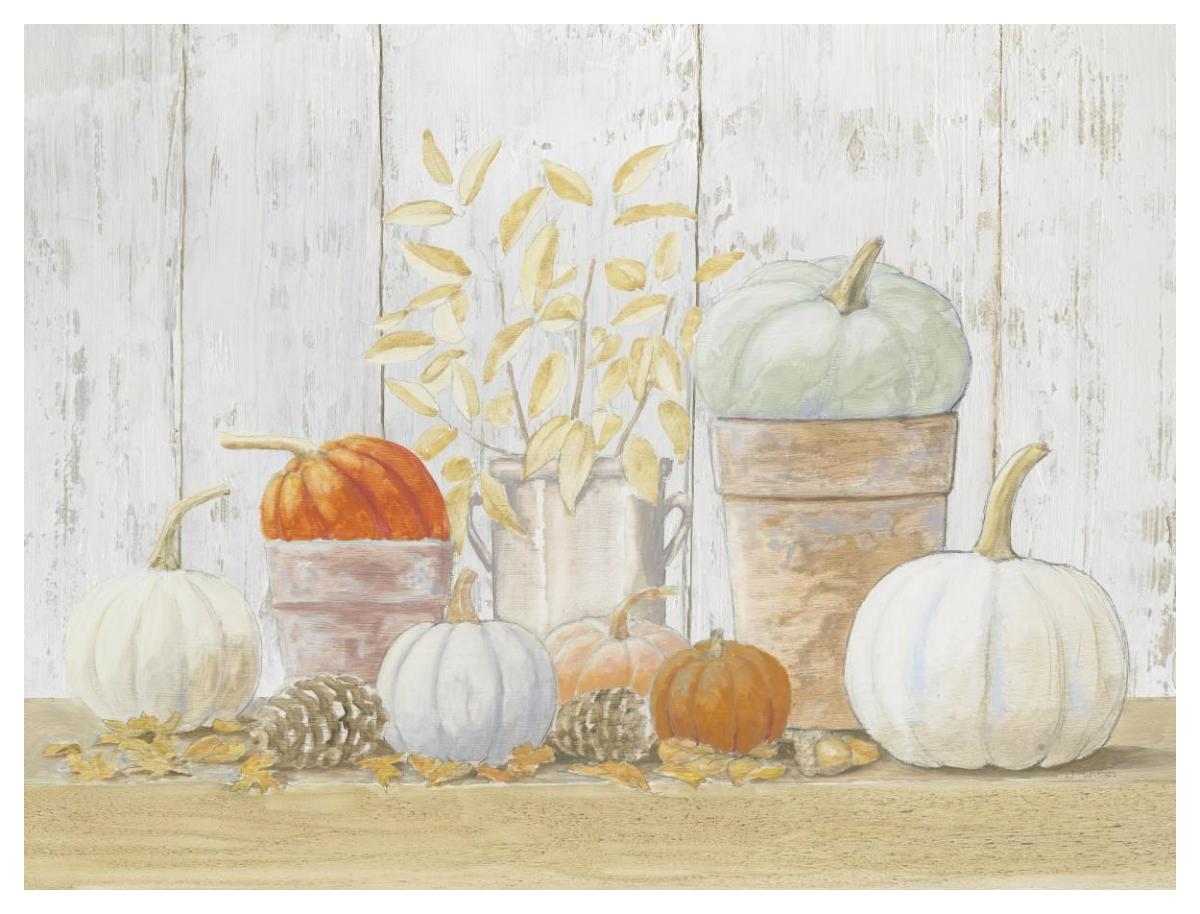 Beautiful Bounty -Paper Art-50"x38"
