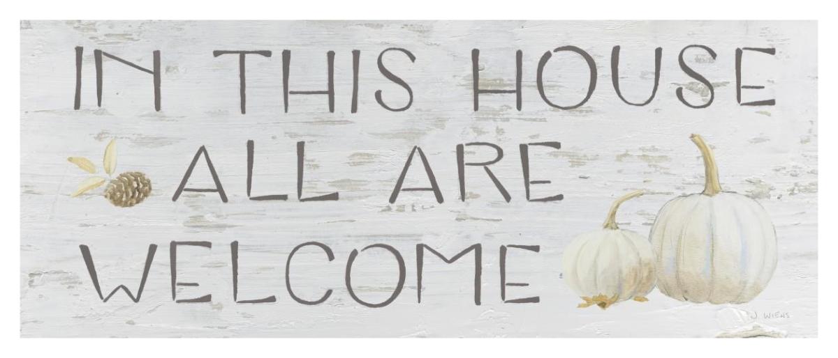 Beautiful Bounty Sign I -Paper Art-42"x18"