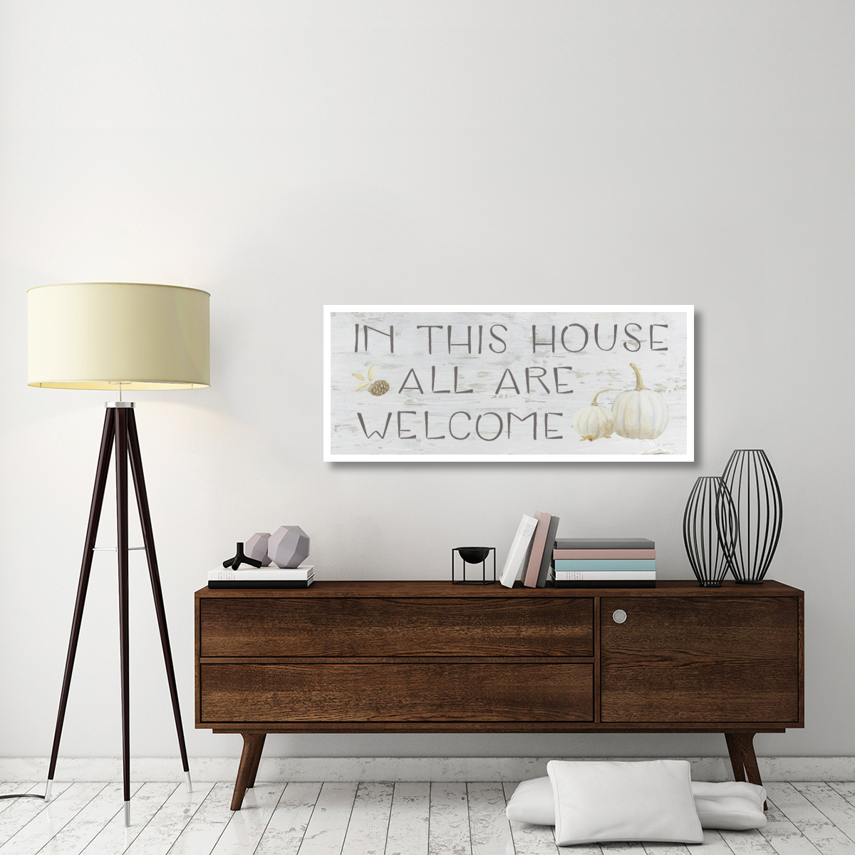 Beautiful Bounty Sign I -Paper Art-52&quotx22"