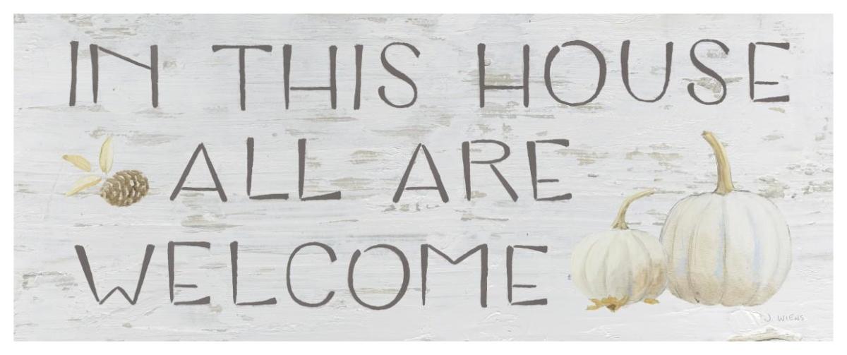 Beautiful Bounty Sign I -Paper Art-62"x26"