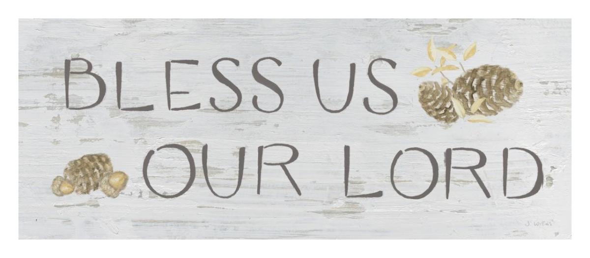 Beautiful Bounty Sign II -Paper Art-32"x14"