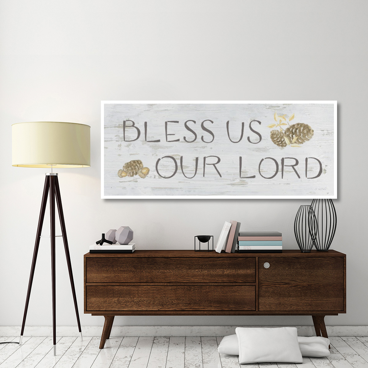 Beautiful Bounty Sign II -Paper Art-77&quotx32"