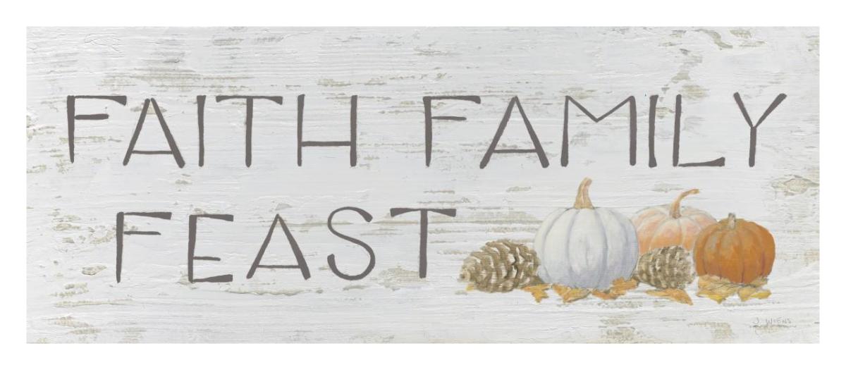 Beautiful Bounty Sign III -Paper Art-32"x14"