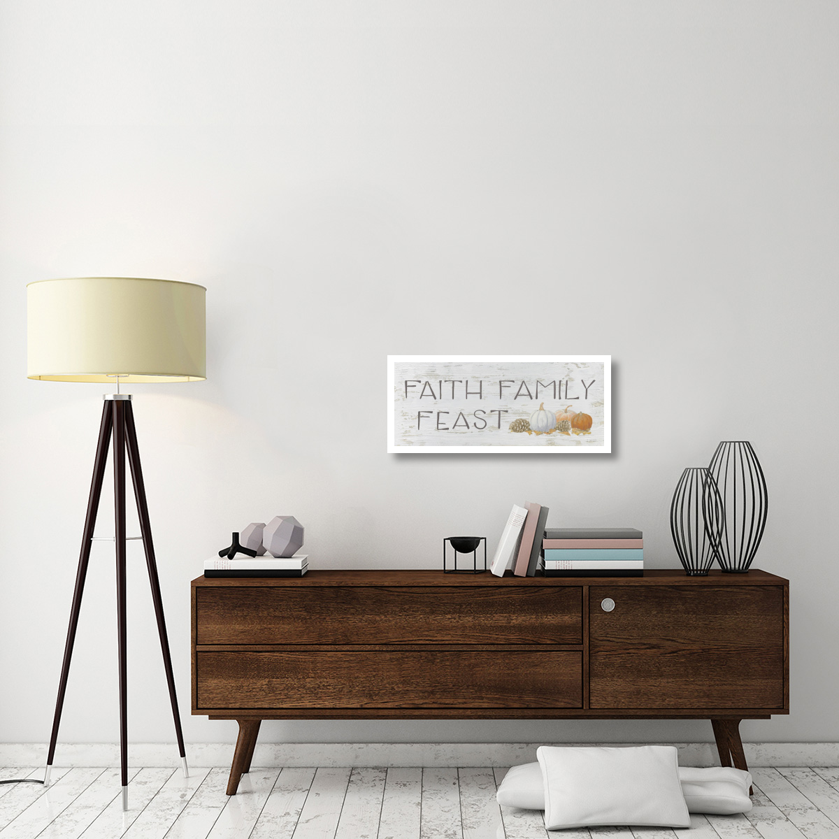 Beautiful Bounty Sign III -Paper Art-32&quotx14"