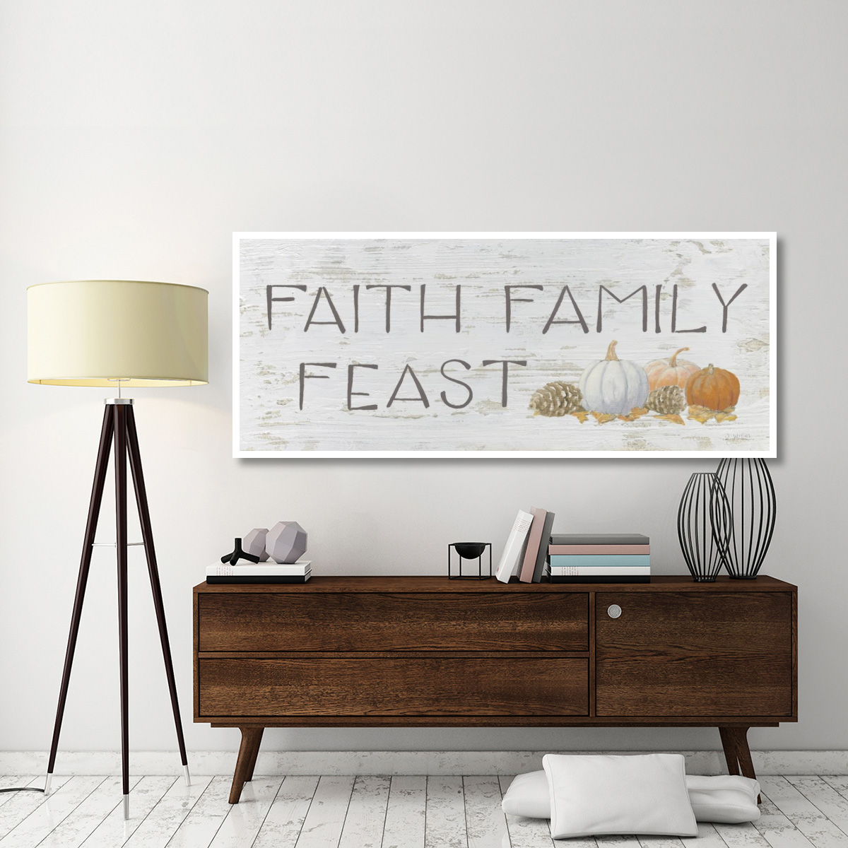 Beautiful Bounty Sign III -Paper Art-77&quotx32"