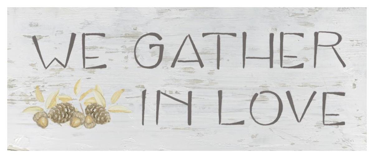 Beautiful Bounty Sign IV -Paper Art-52"x22"