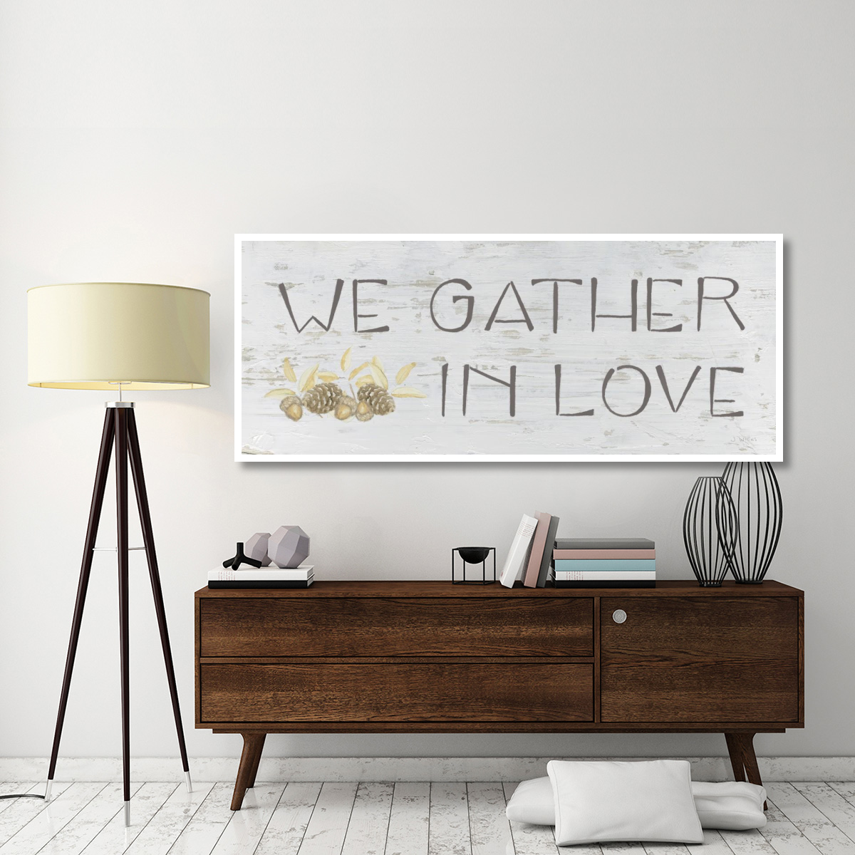 Beautiful Bounty Sign IV -Paper Art-77&quotx32"