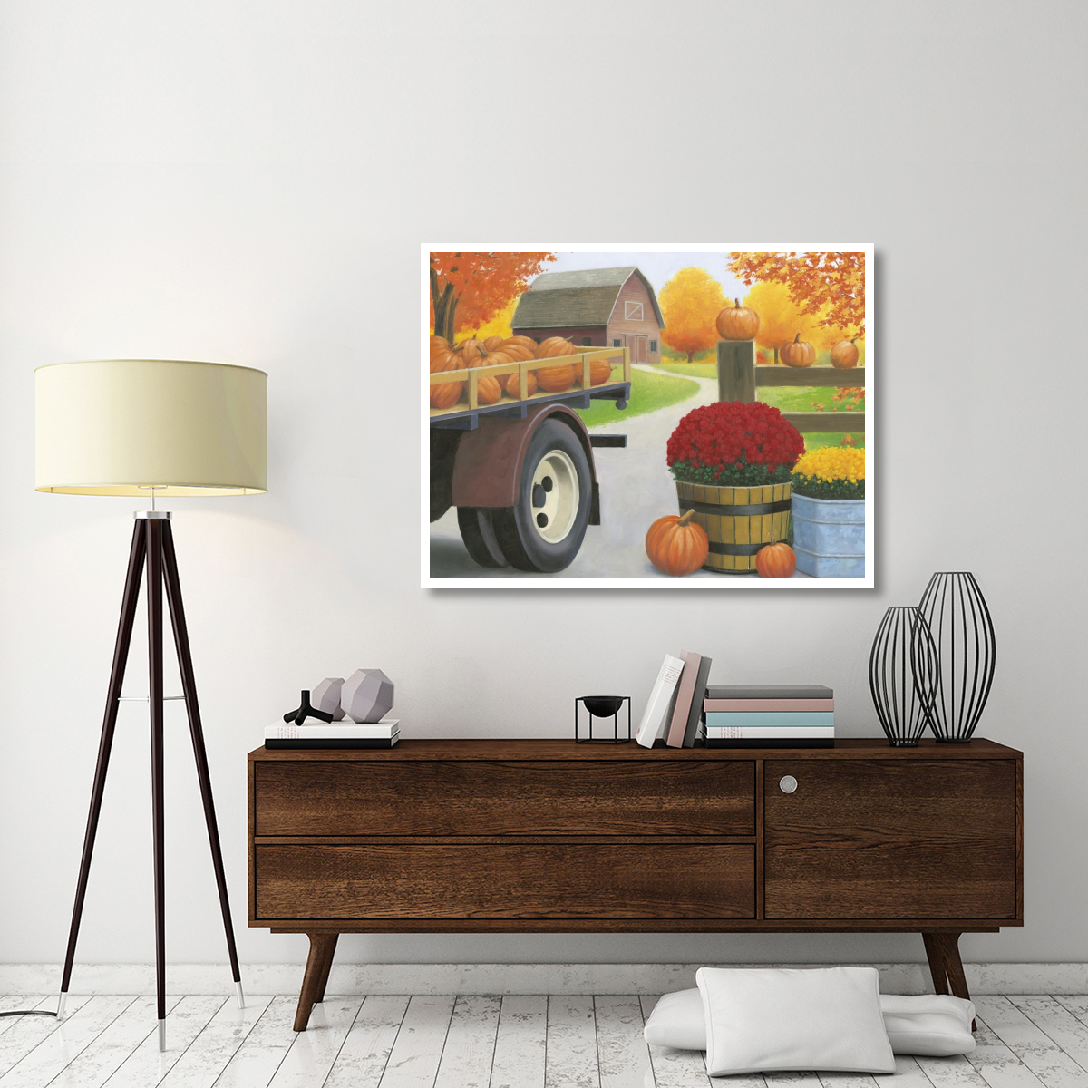Autumn Affinity I -Paper Art-50&quotx38"