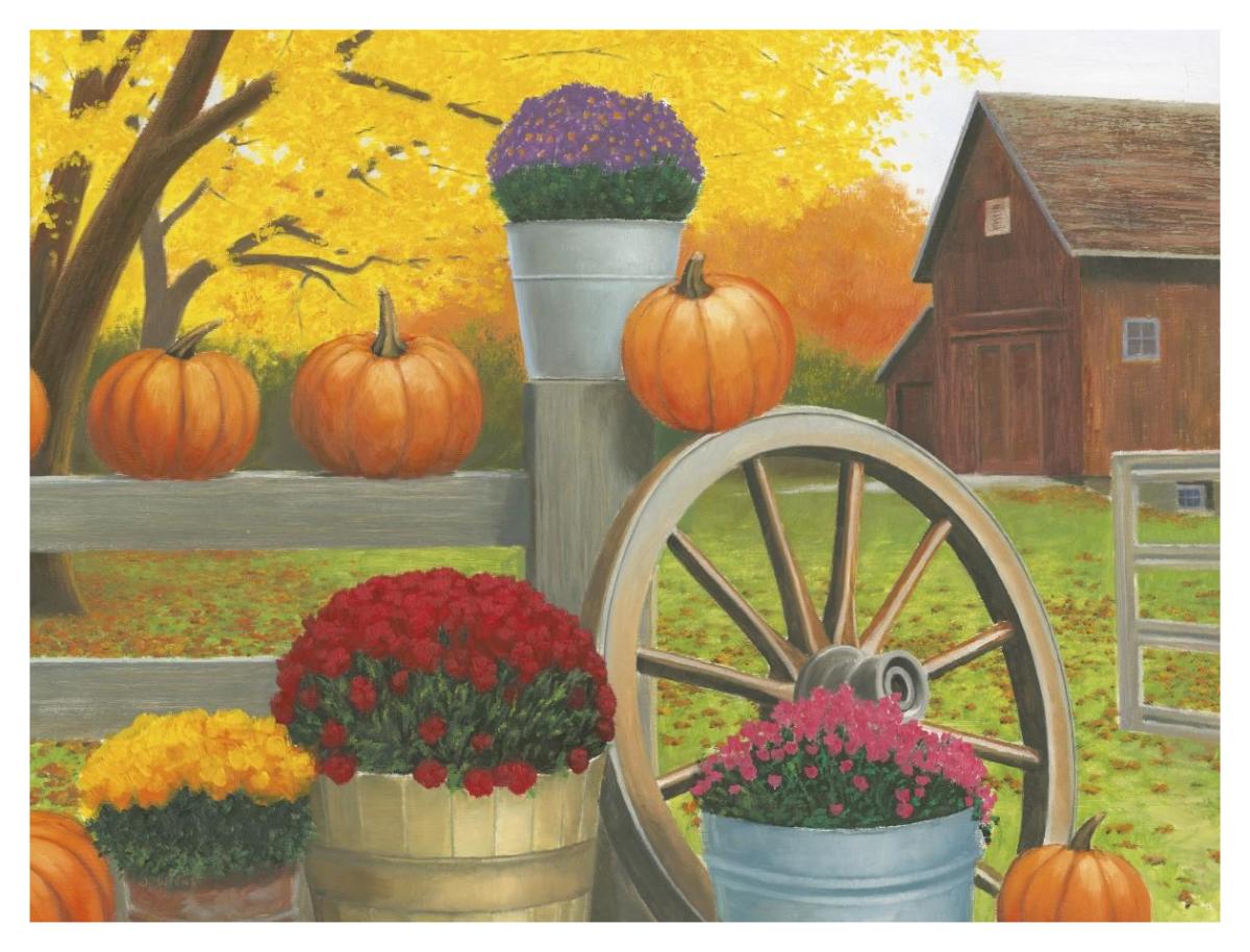 Autumn Affinity II -Paper Art-42"x32"