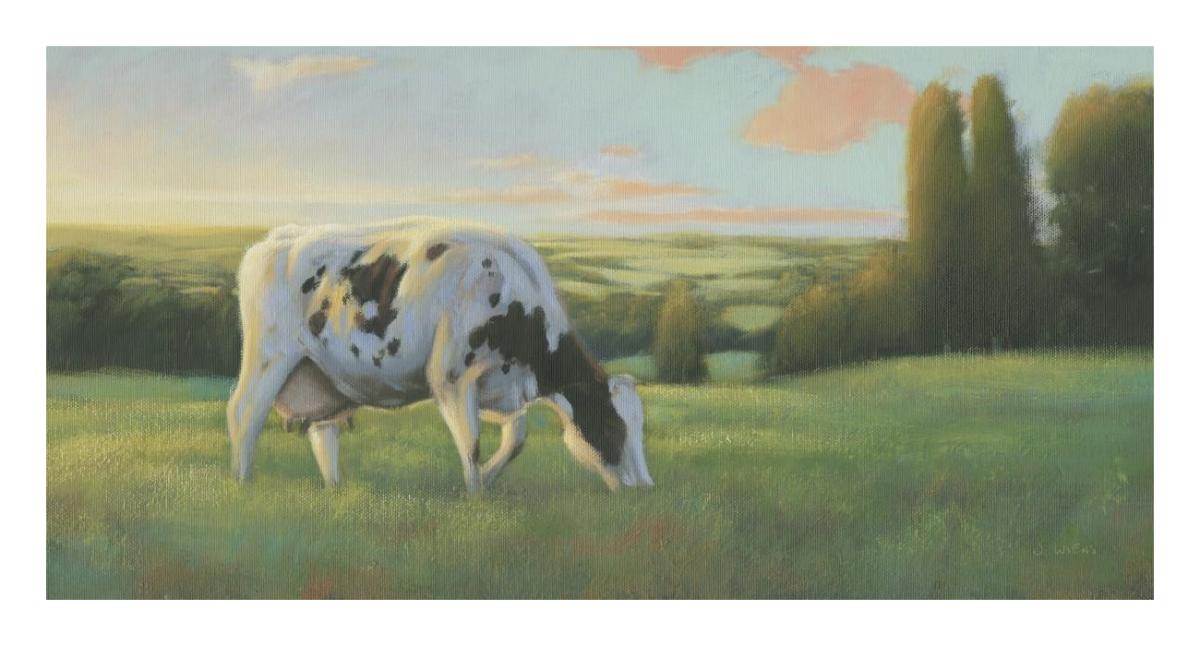 Farm Life I -Paper Art-26"x14"