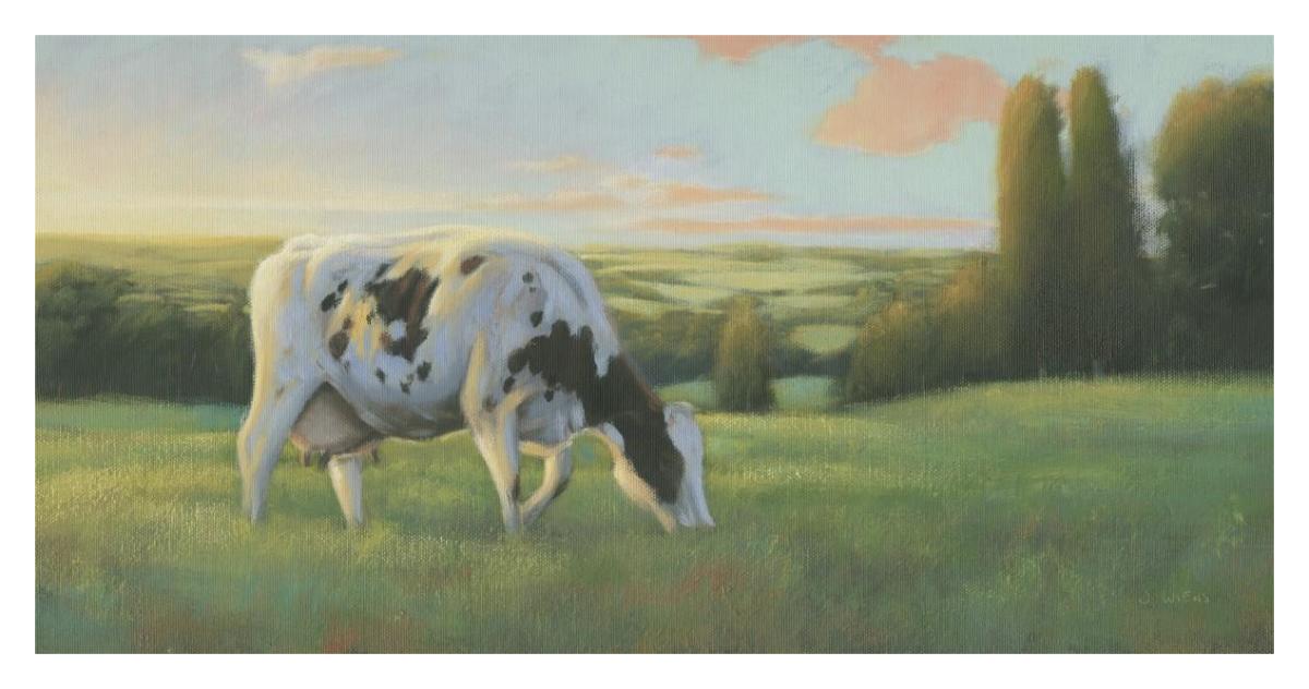 Farm Life I -Paper Art-38"x20"