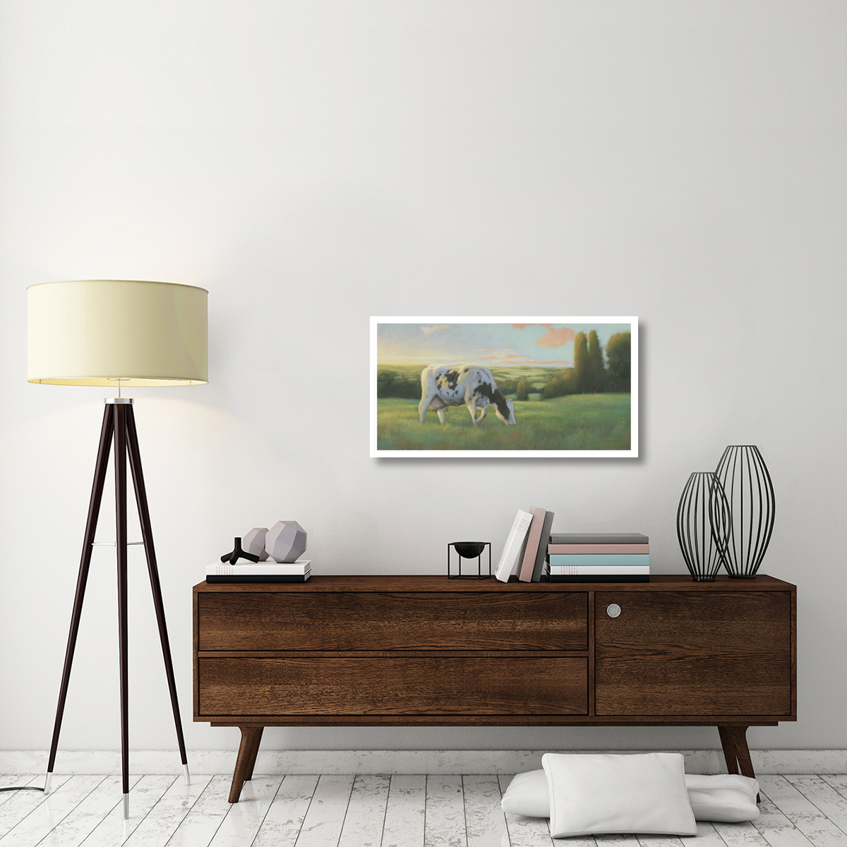 Farm Life I -Paper Art-38&quotx20"