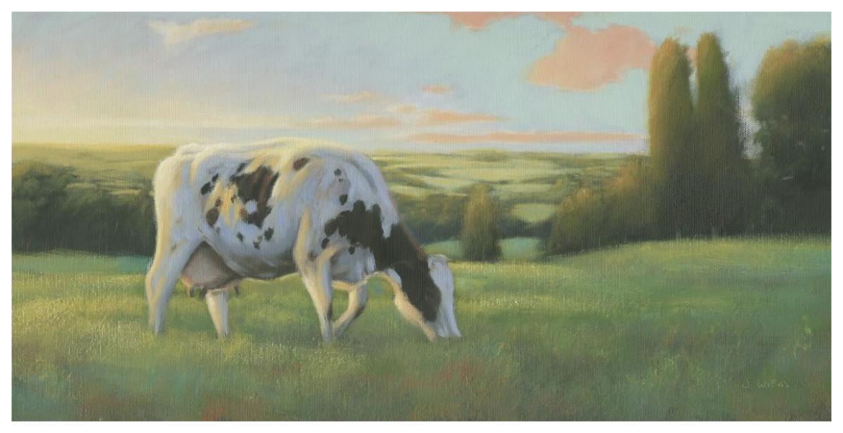 Farm Life I -Paper Art-74"x38"