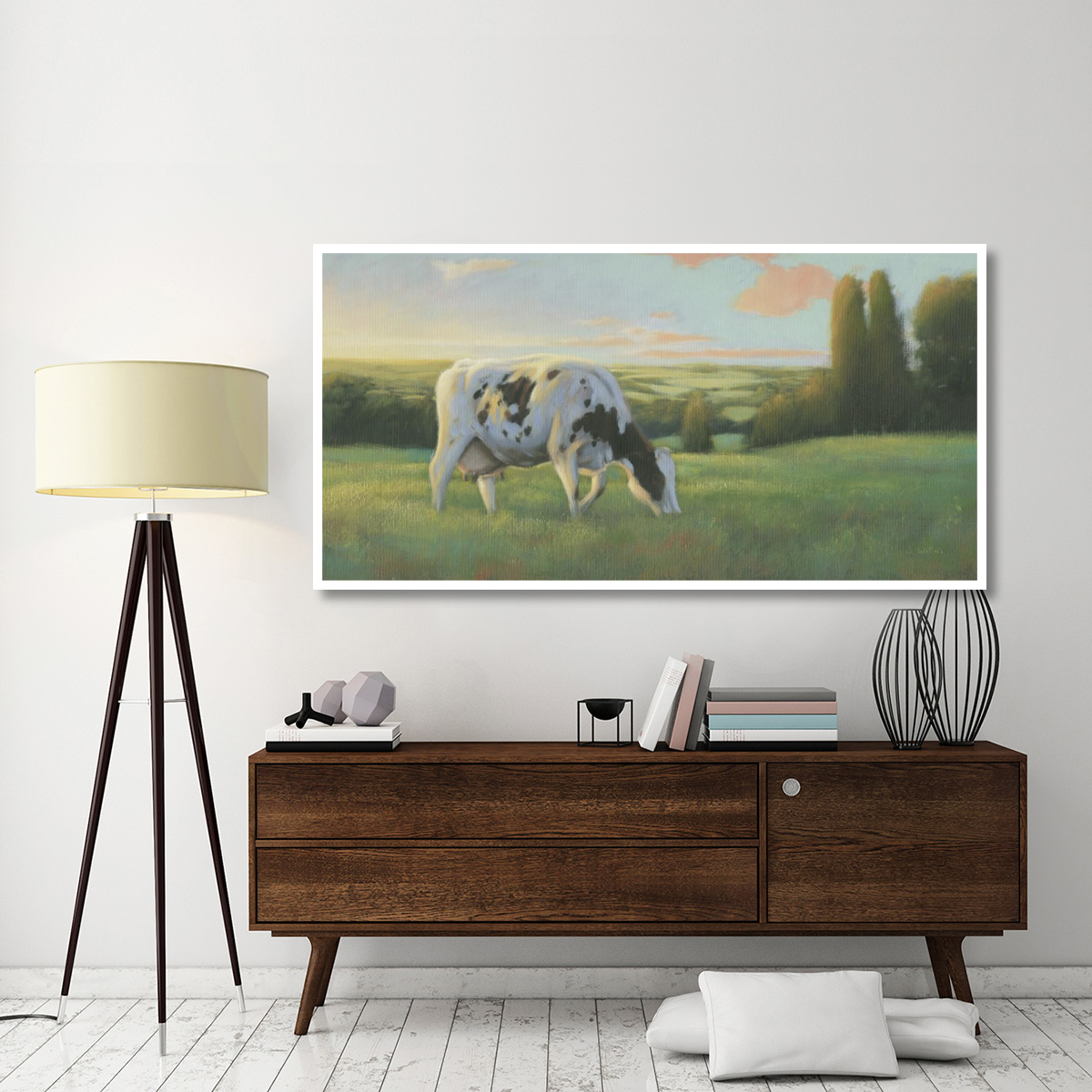 Farm Life I -Paper Art-74&quotx38"