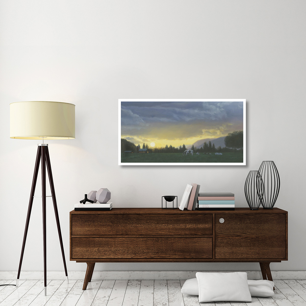 Farm Life II -Paper Art-50&quotx26"