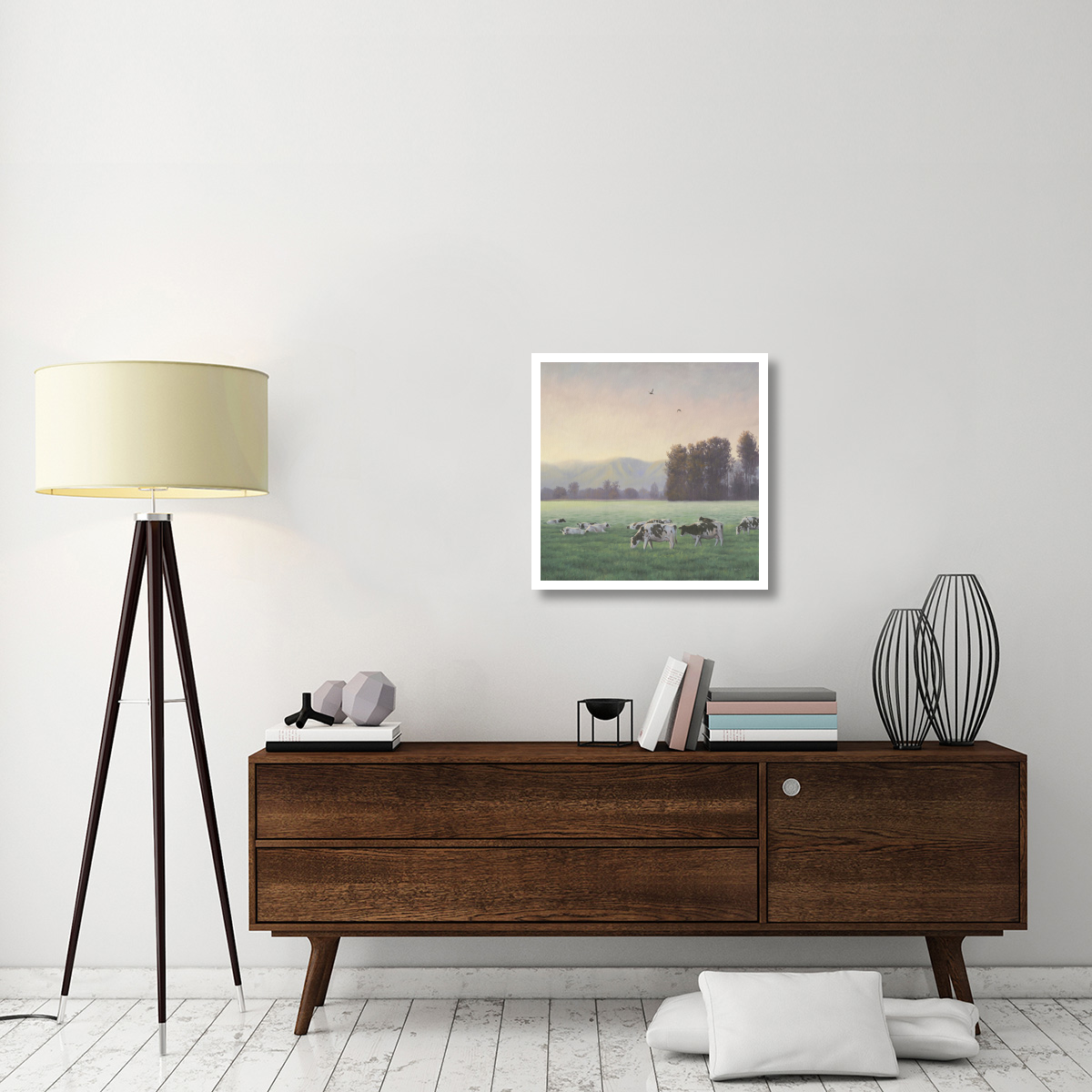 Farm Life V -Paper Art-26&quotx26"