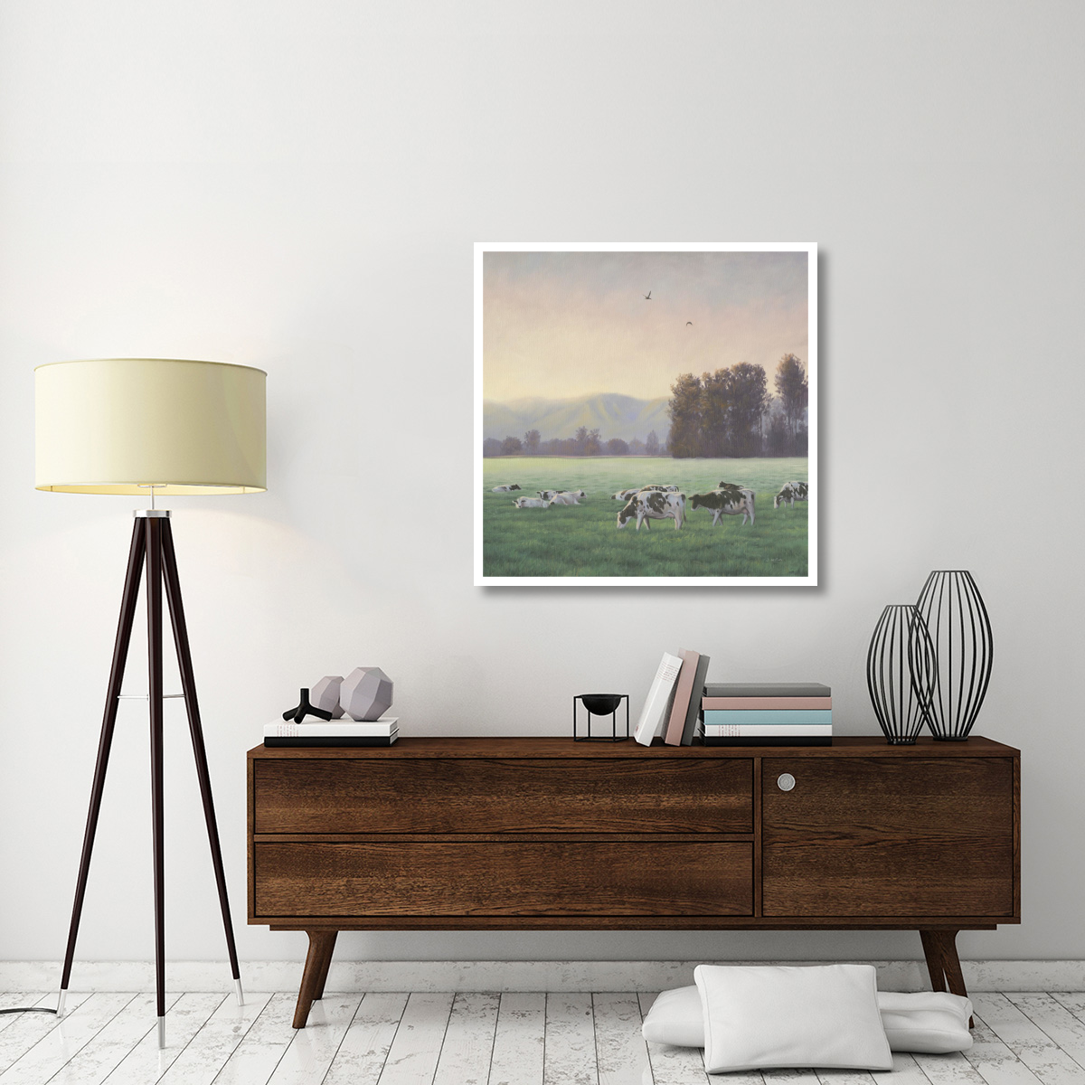 Farm Life V -Paper Art-38&quotx38"
