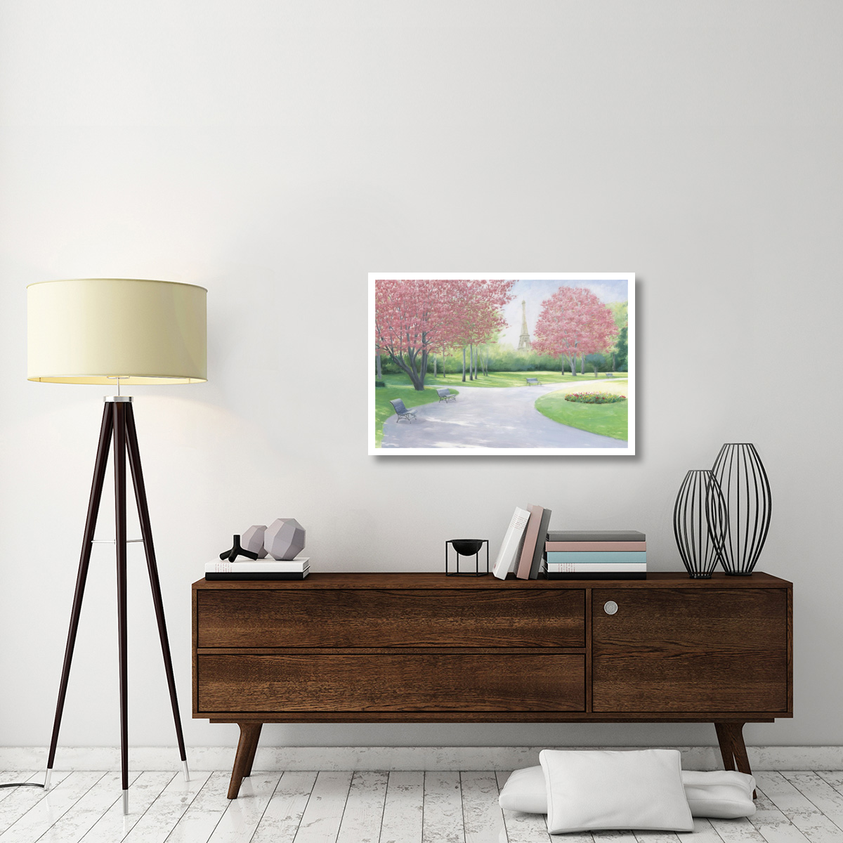 Parisian Spring -Paper Art-38&quotx26"