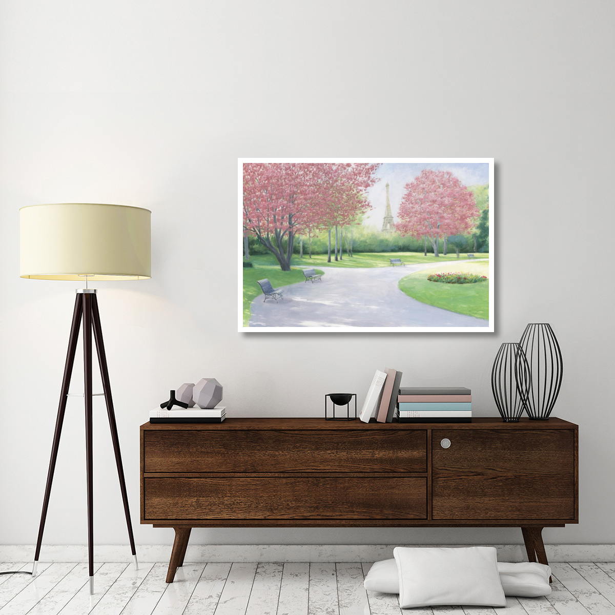 Parisian Spring -Paper Art-50&quotx34"