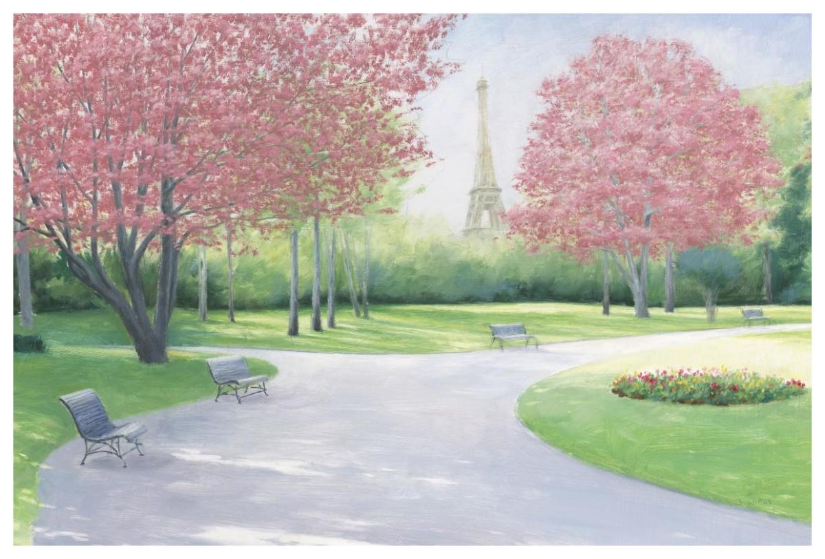 Parisian Spring -Paper Art-62"x42"