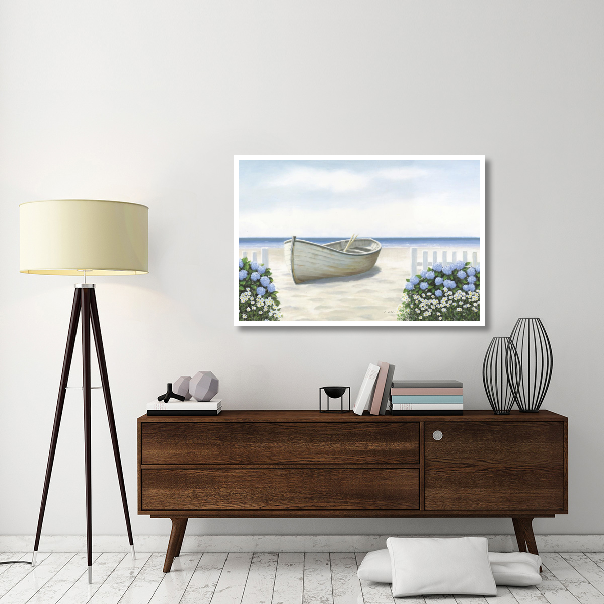 Beach Days I -Paper Art-50&quotx34"