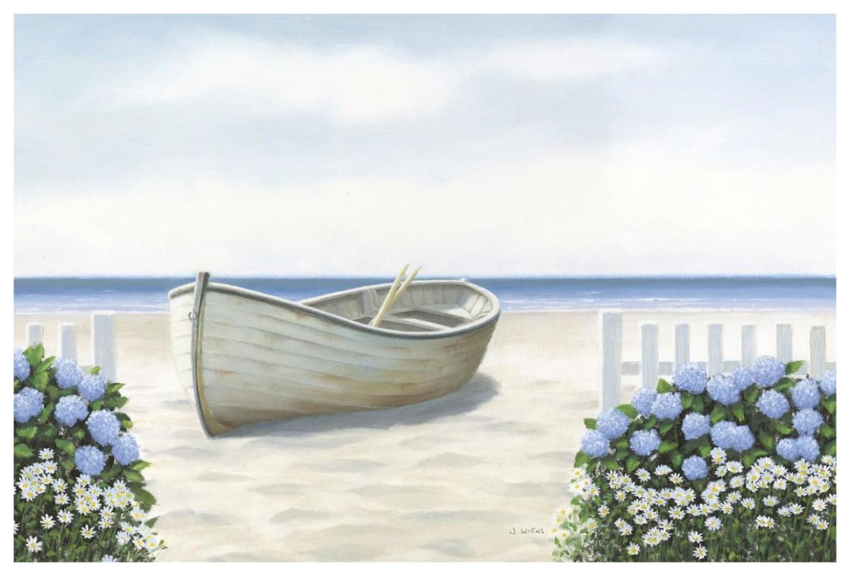 Beach Days I -Paper Art-62"x42"
