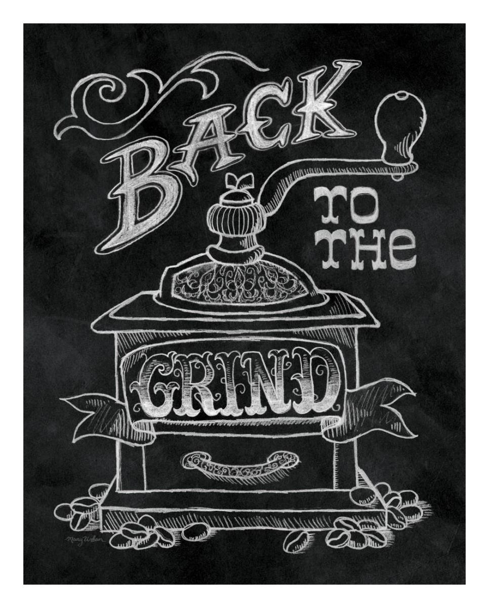 Back to the Grind -Paper Art-22"x26"