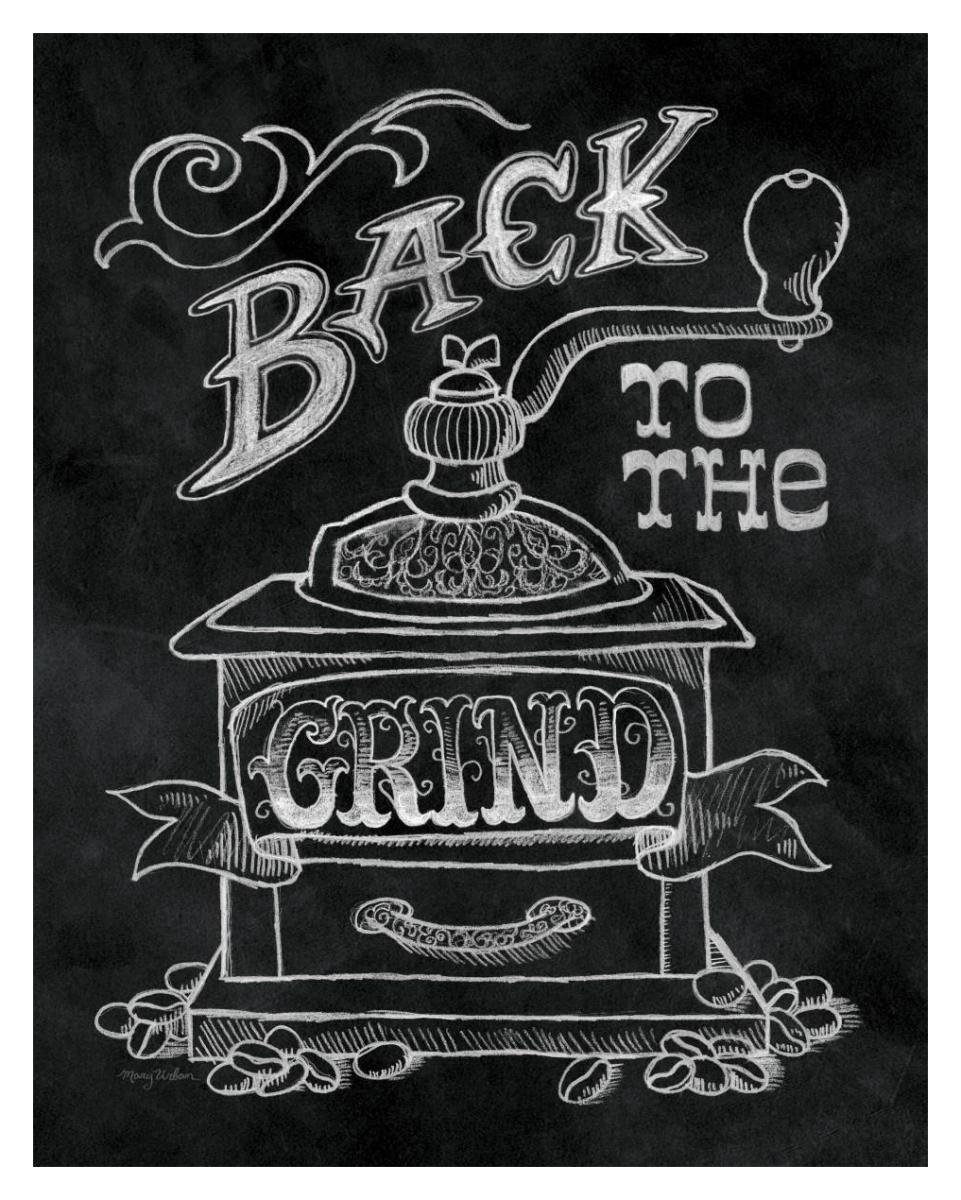 Back to the Grind -Paper Art-30"x37"