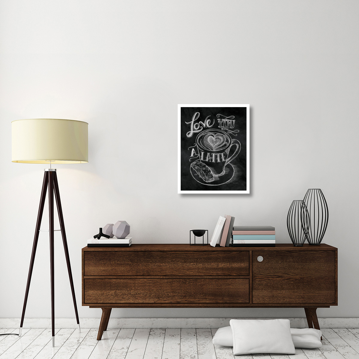 Love You a Latte -Paper Art-24&quotx30"