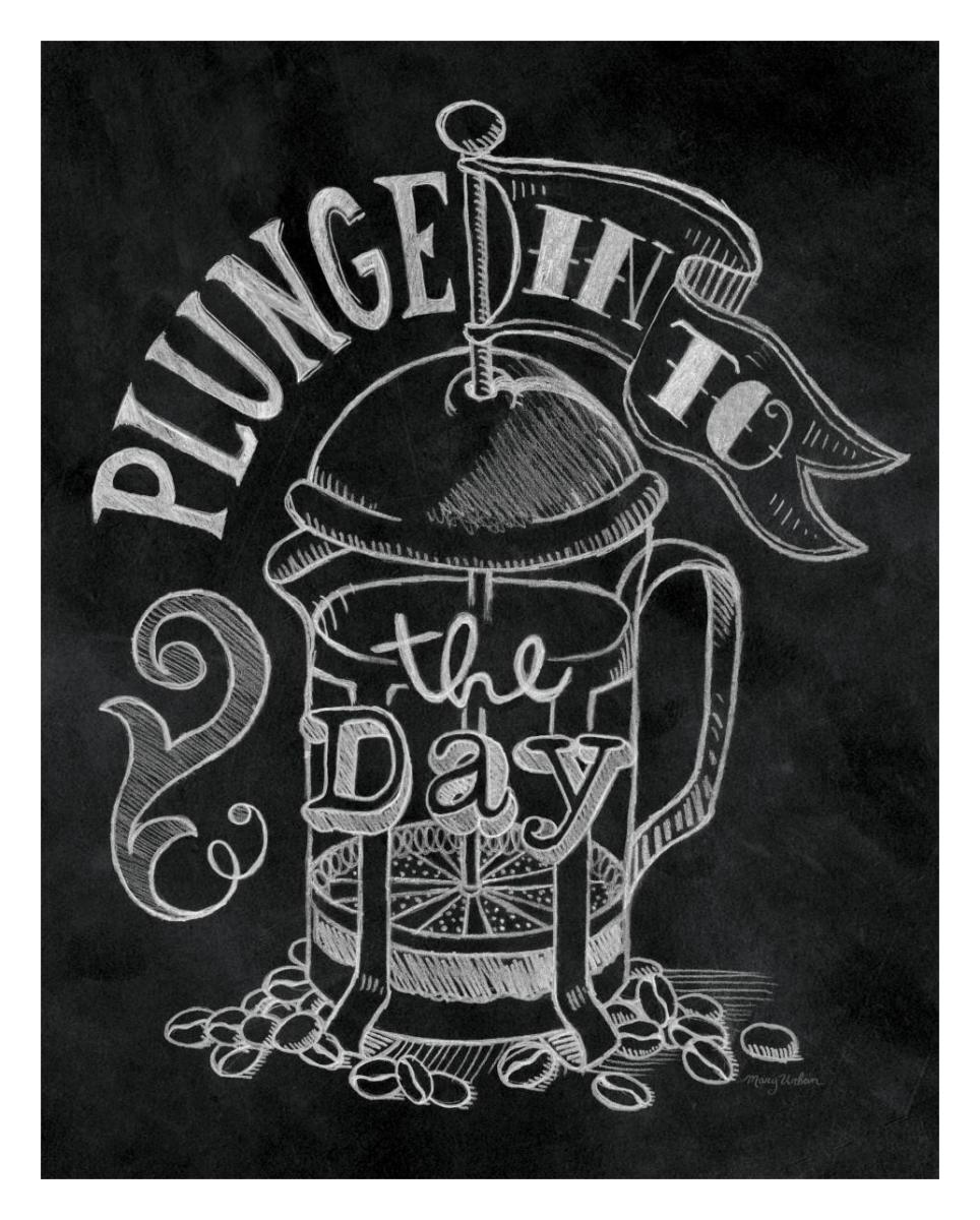 Plunge Into the Day -Paper Art-24"x30"