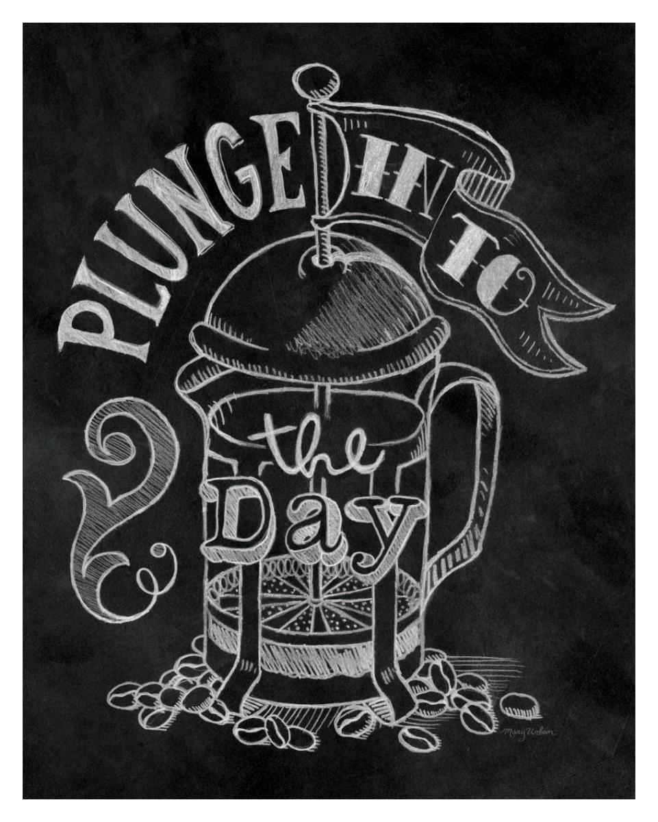 Plunge Into the Day -Paper Art-30"x37"