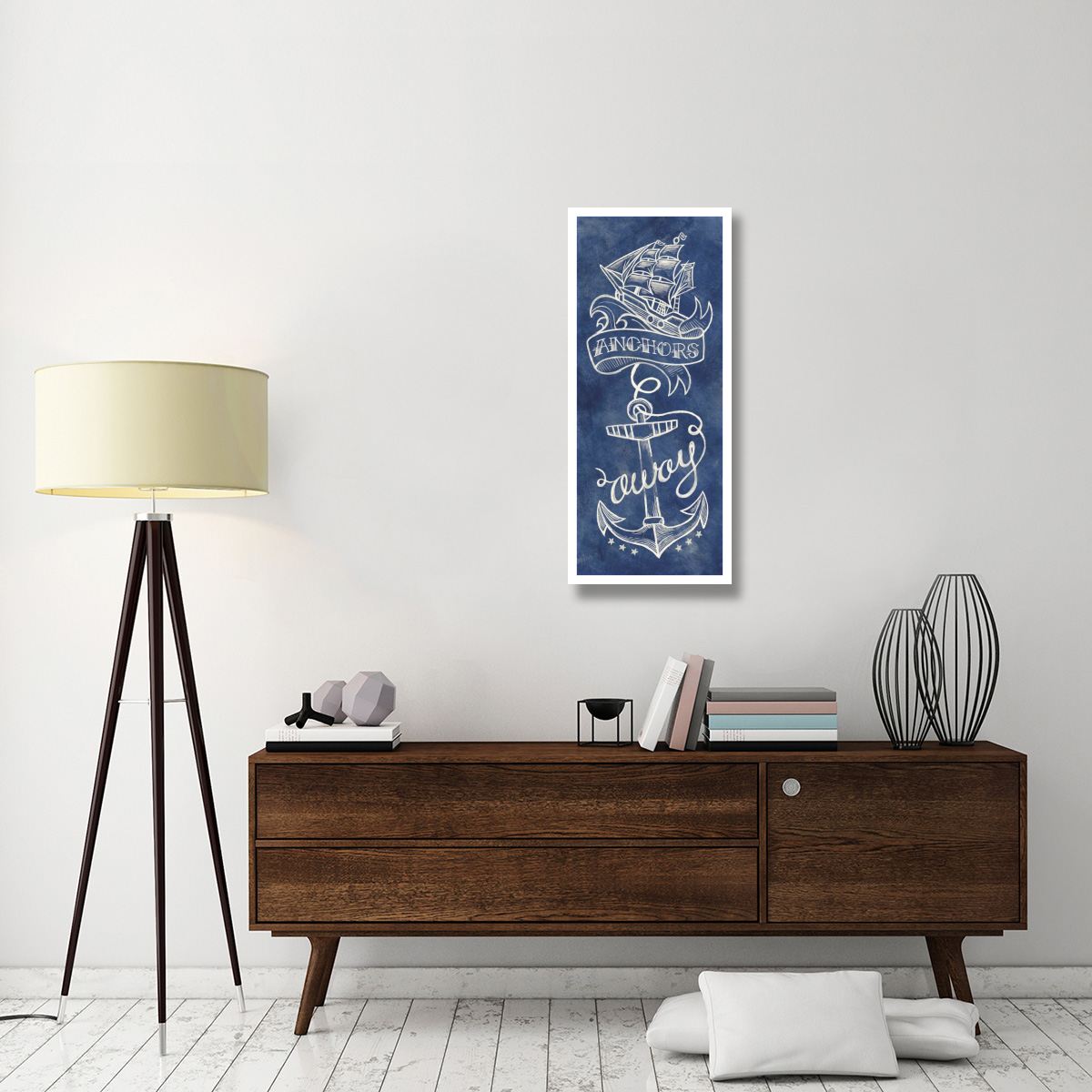 Anchors Away -Paper Art-18&quotx42"