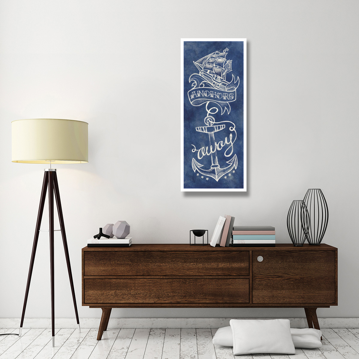 Anchors Away -Paper Art-22&quotx52"