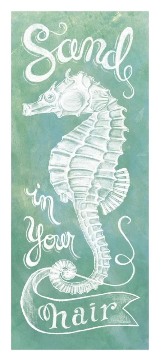 Sea Horse -Paper Art-14"x32"