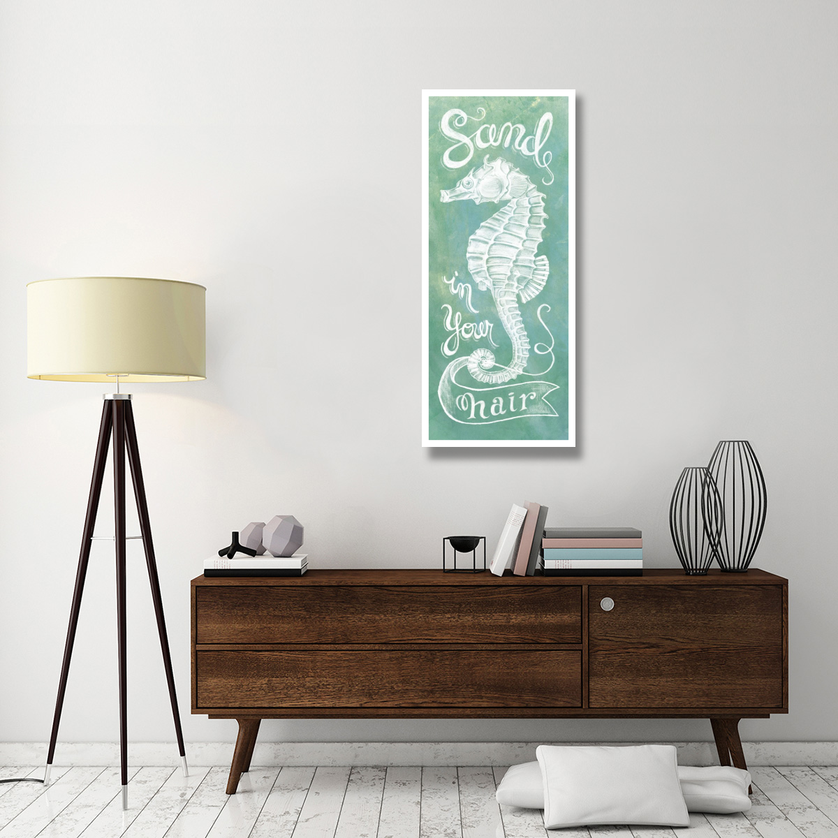 Sea Horse -Paper Art-22&quotx52"