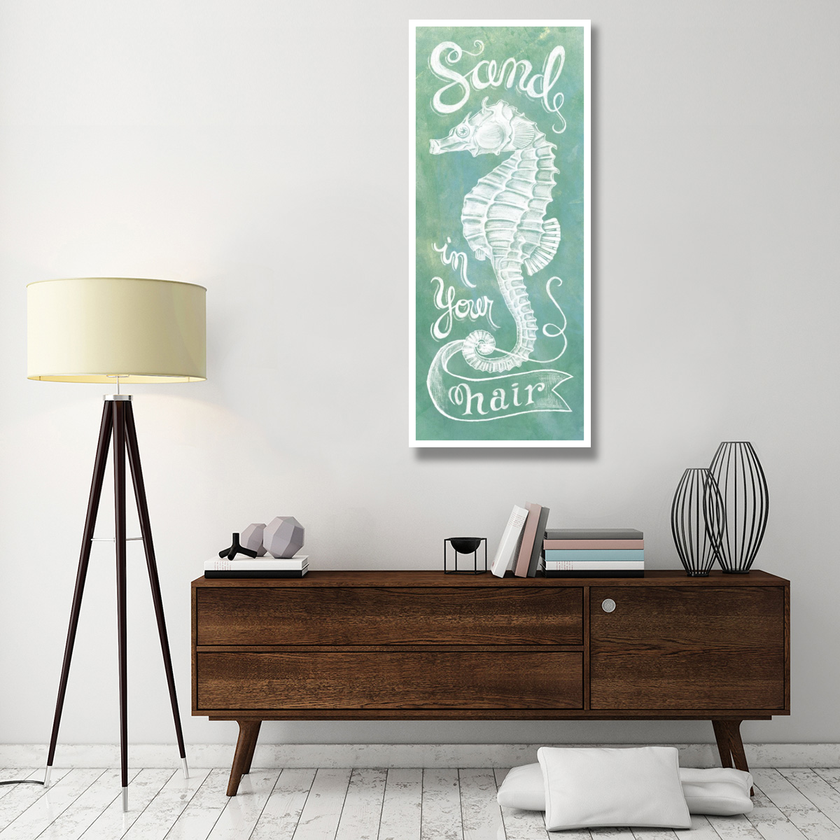 Sea Horse -Paper Art-26&quotx62"