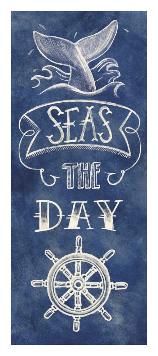 Seas the Day -Paper Art-14"x32"