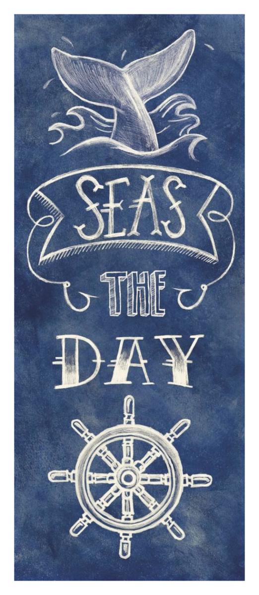 Seas the Day -Paper Art-18"x42"