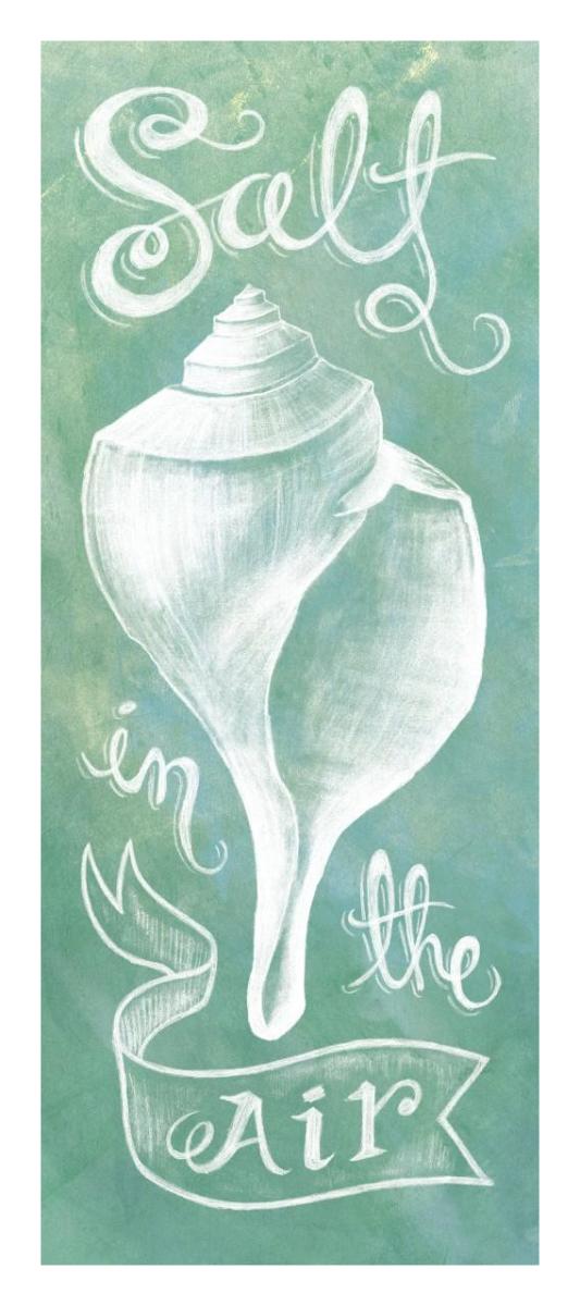Seashell -Paper Art-14"x32"