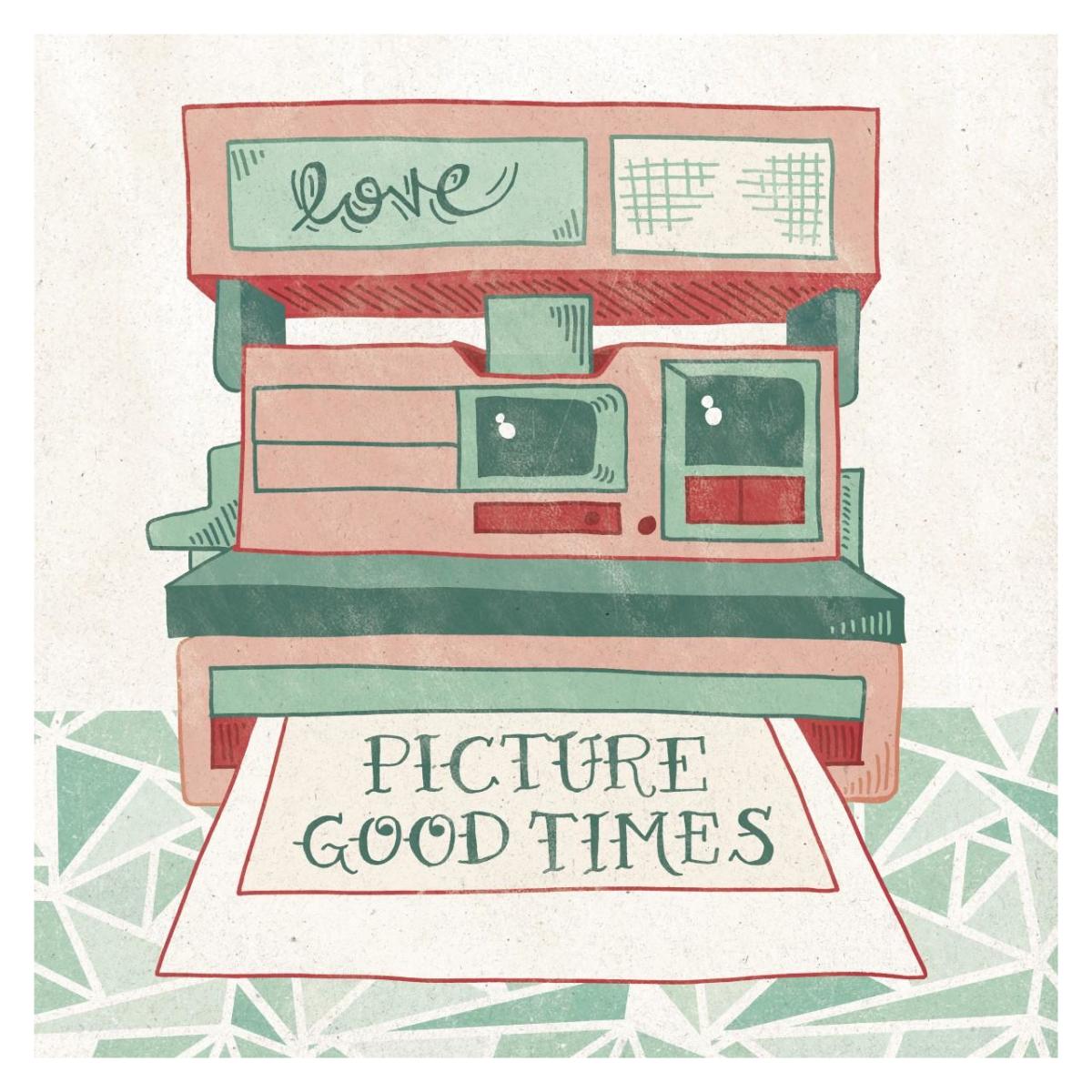 Retro Polaroid -Paper Art-32"x32"
