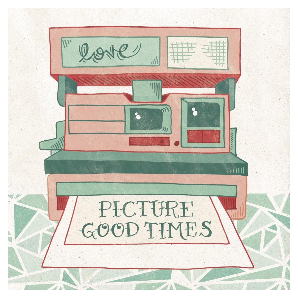 Retro Polaroid -Paper Art-38"x38"