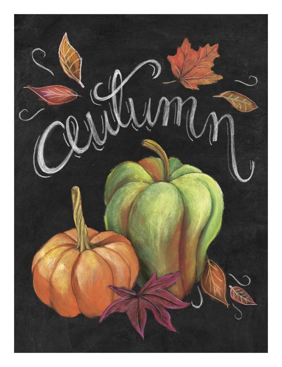 Autumn Harvest I -Paper Art-20"x26"