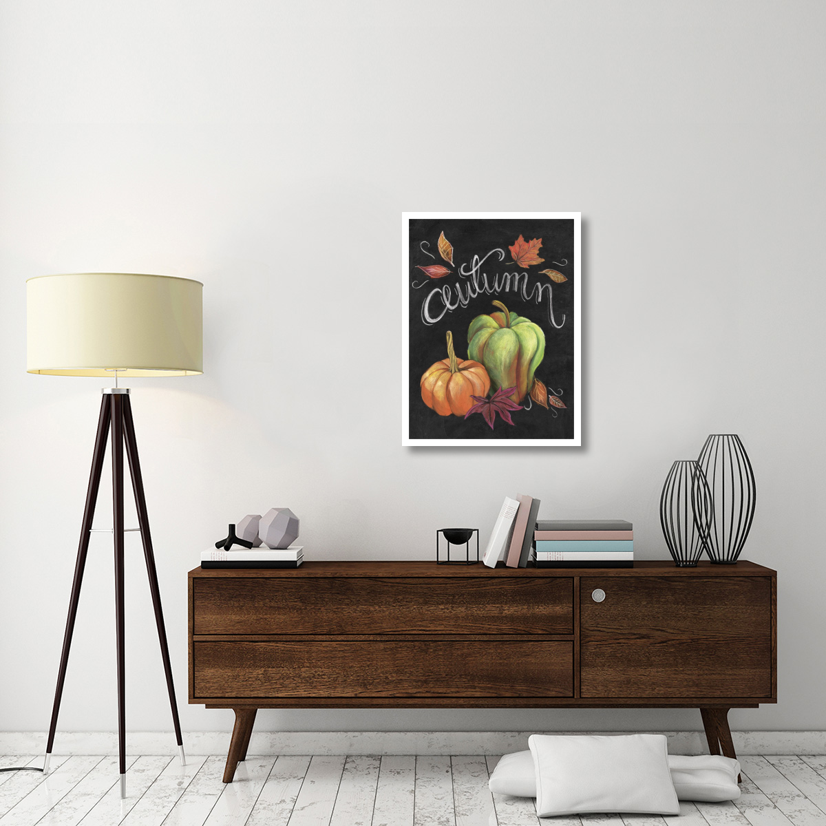 Autumn Harvest I -Paper Art-26&quotx34"