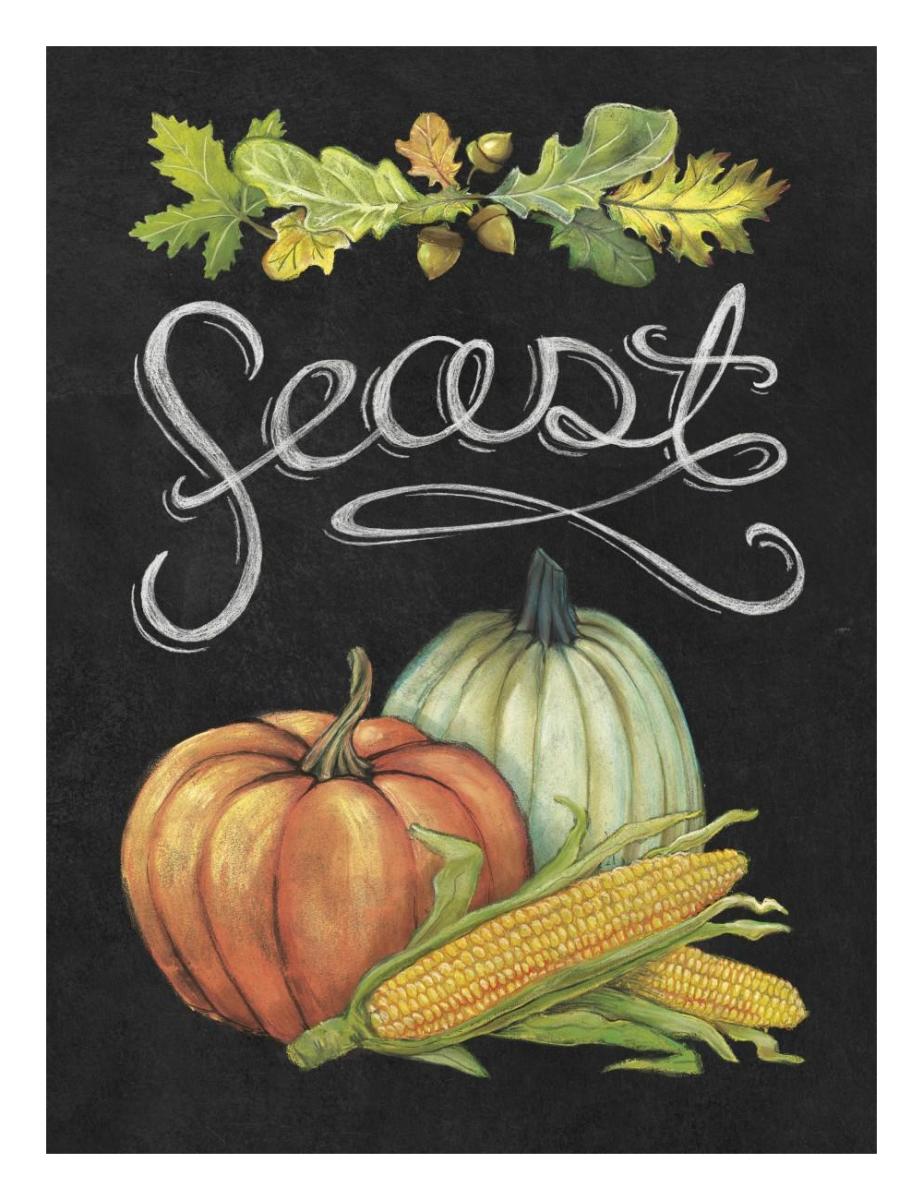 Autumn Harvest II -Paper Art-20"x26"