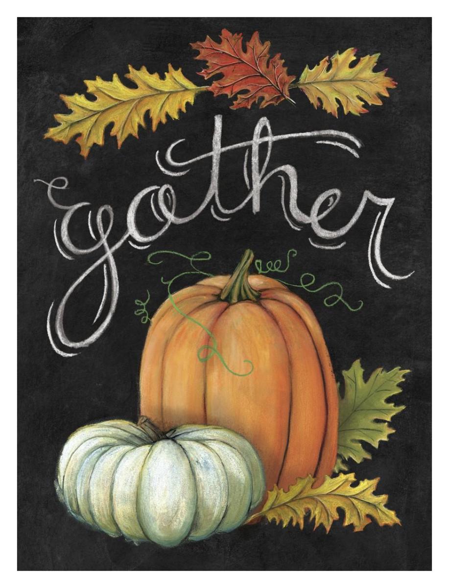 Autumn Harvest III -Paper Art-14"x18"
