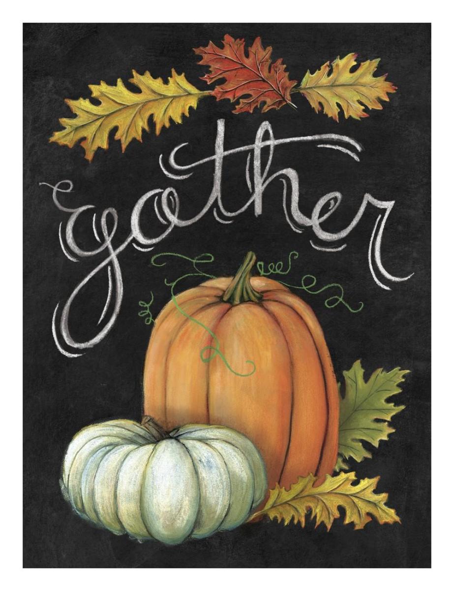Autumn Harvest III -Paper Art-20"x26"