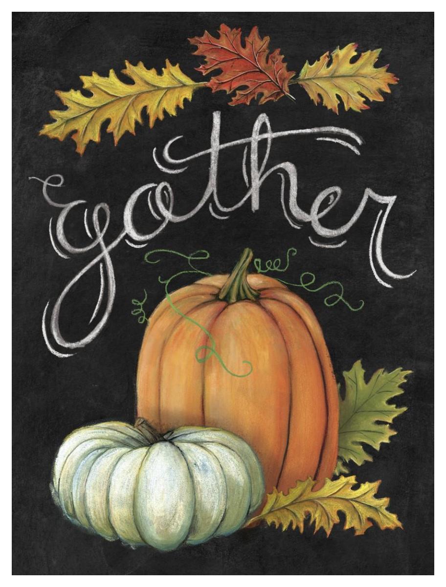 Autumn Harvest III -Paper Art-38"x50"