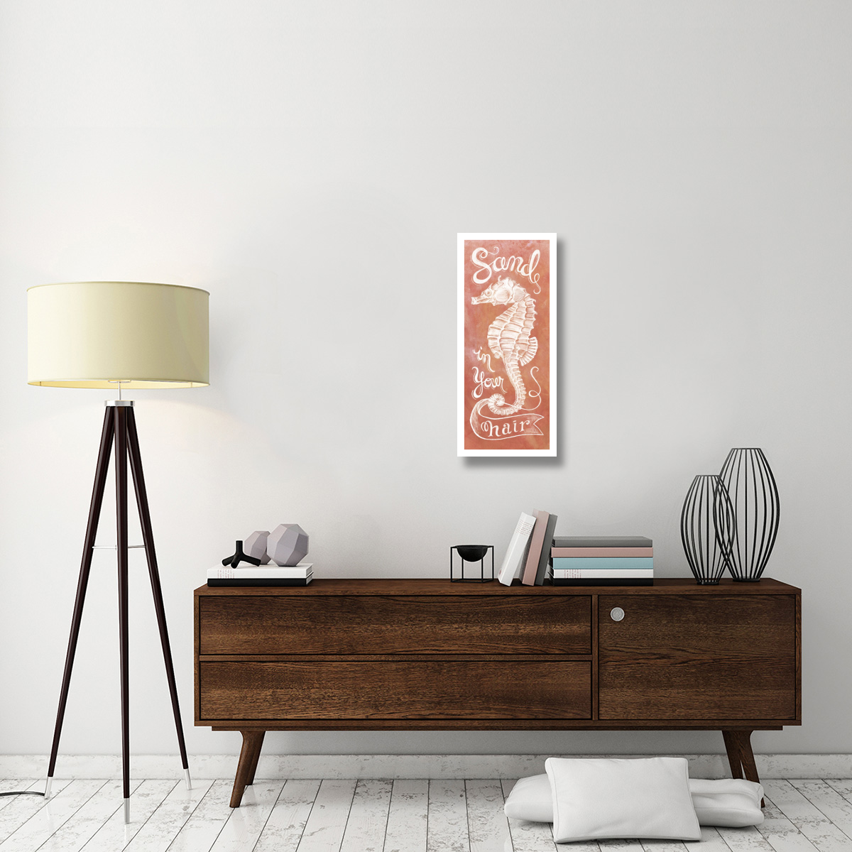 Sea Horse Coral -Paper Art-14&quotx32"